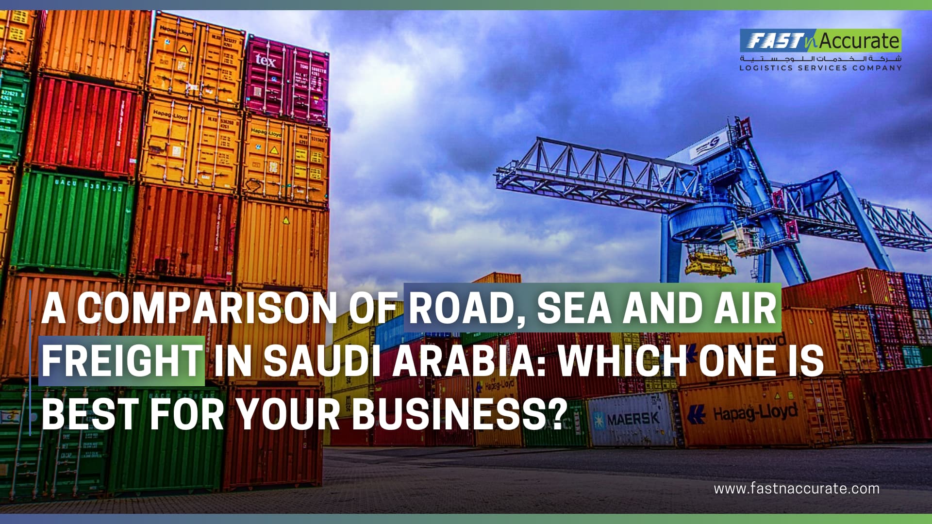Road Air and Sea Freight in Saudi Arabia